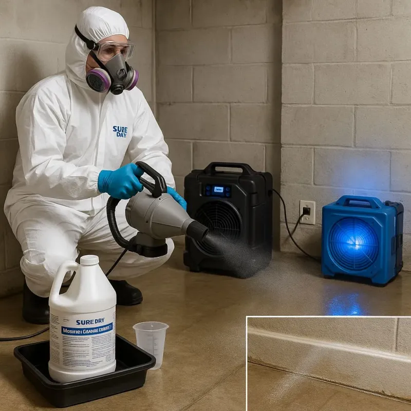 Sanitization and Odor Removal process in Cherry Hill, VA